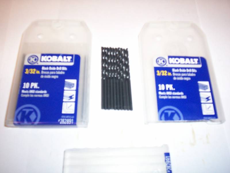 Kobalt Black Oxide Drill Bits 3/32" by Kobalt