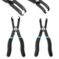 Duratech 30°&80° Push Pin Pliers Offset Jaws Spring Loaded Auto Clip