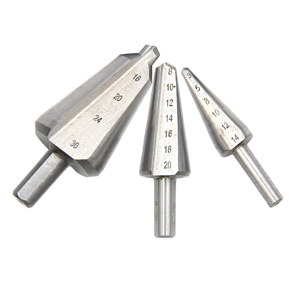 Silver Hss Taper Drill Bit Hole Opener | Built Supply Co