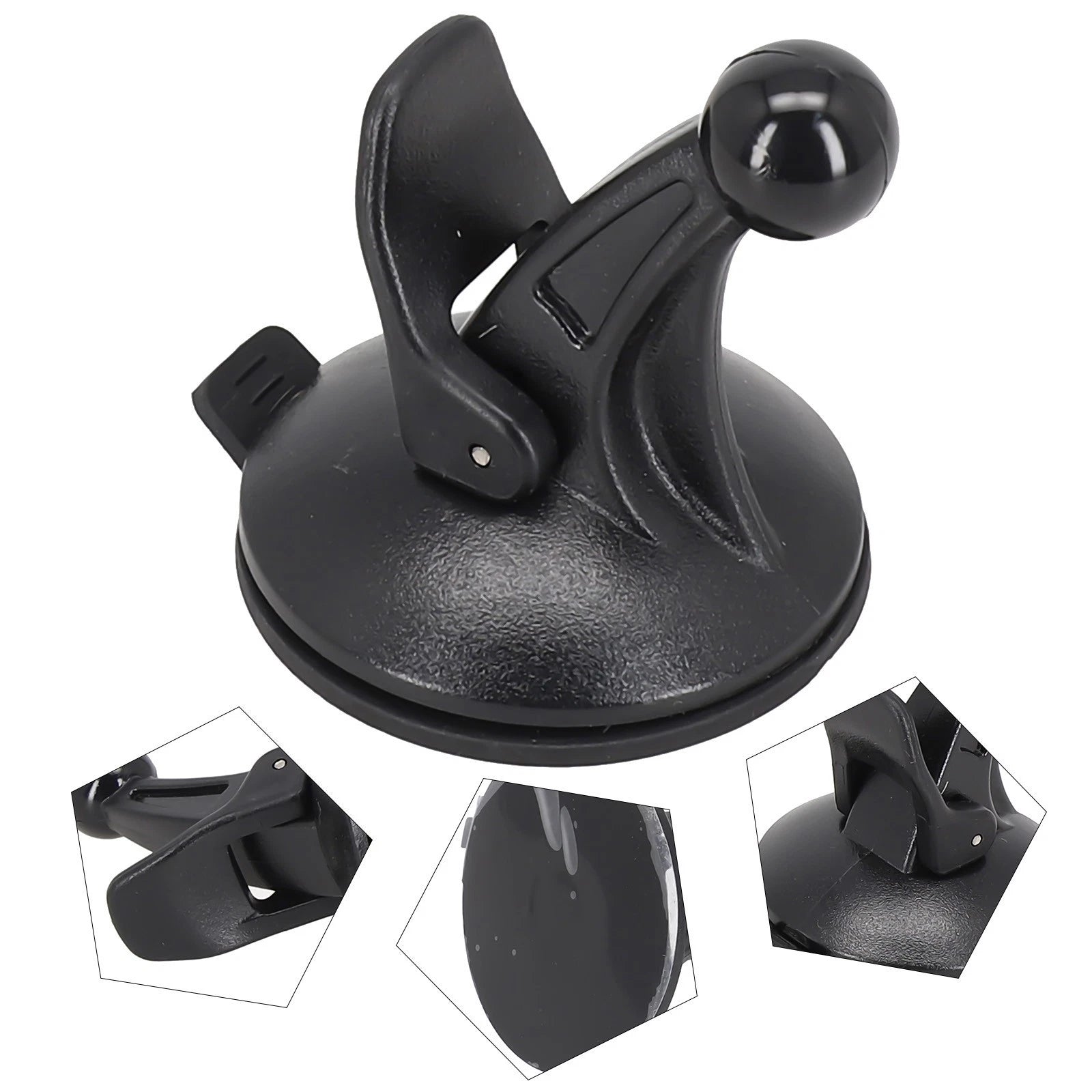 Auto Car Gps Holder Windshield Windscreen Mount Plastic Black For