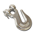 Stainless Steel 316 Clevis Grab Hook Towing Shackle 2,500 Lbs 3/8''