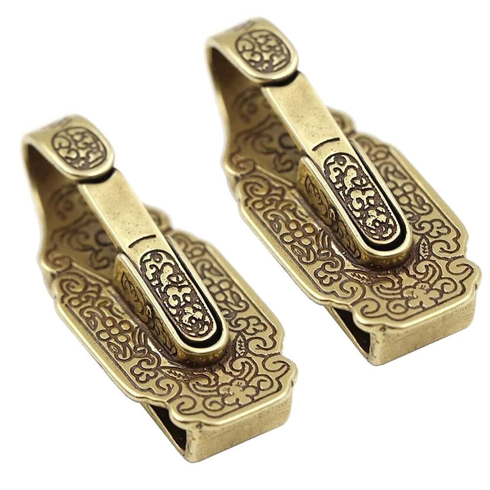Brass Waist Belt Clip Keychain Buckle Retro Ornaments Accessories