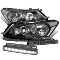 Black Housing Head+clear Corner+smoked Led Fog | Built Supply Co