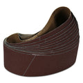 3" x 18" Inch 180 Grit Aluminum Oxide Sanding Belt Kit Metal or Wood