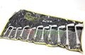 11pc L-Type Elbow Double End Hex Socket Spanner Wrench Set 6–22mm by Unbranded