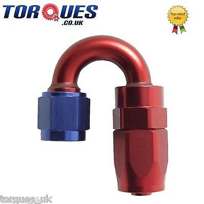 AN -20 (AN20 AN 20) 180 Degree Fast Flow Hose Fitting