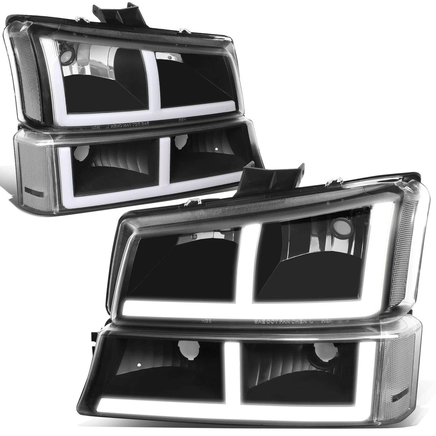 Fit 03-07 Silverado 1500-3500 F-pattern Led Drl | Built Supply Co