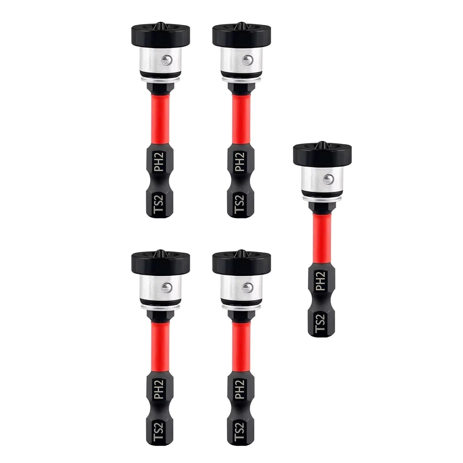 Drywall Screw Setter Bits 50mm Ph2 Magnetic 1/4" Hex Shank For Gypsum
