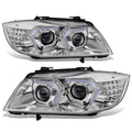 Fit 07-11 Bmw 328i 335i 4dr Chrome Clear Hid Led | Built Supply Co