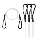 WORKPRO 4PCS 24" Heavy Duty Bungee Cord Rubber Straps Strong Elastic