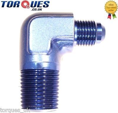 An -4 (an4 an 04 4an) to 3/8" Npt 90 Degree Adapter