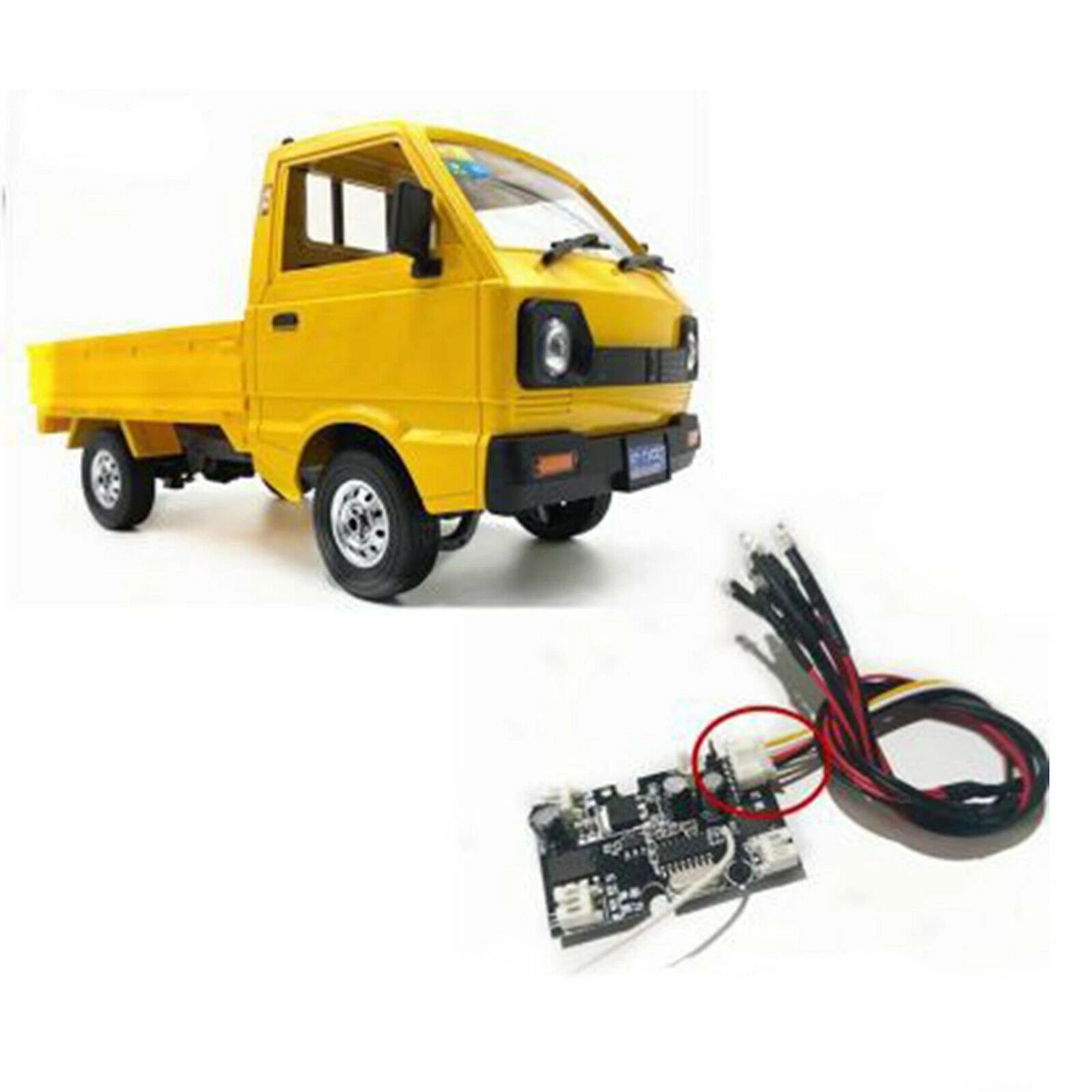 Upgrade Rc Car Light Group Lamp Kit For Wpl D-12 1/10 Scale Rc Drift