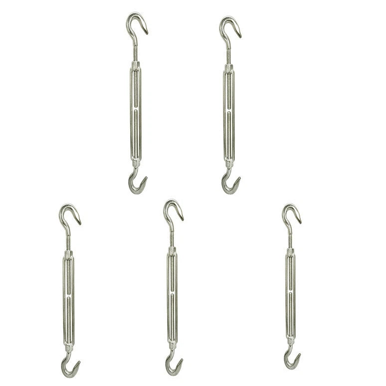 316 Stainless Steel Hook Hook Turnbuckle Swivel Lift 1/4'' X 4''