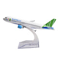 1:400 Scale 15cm Aircraft Vietnam Bamboo A320 Alloy Plane Model