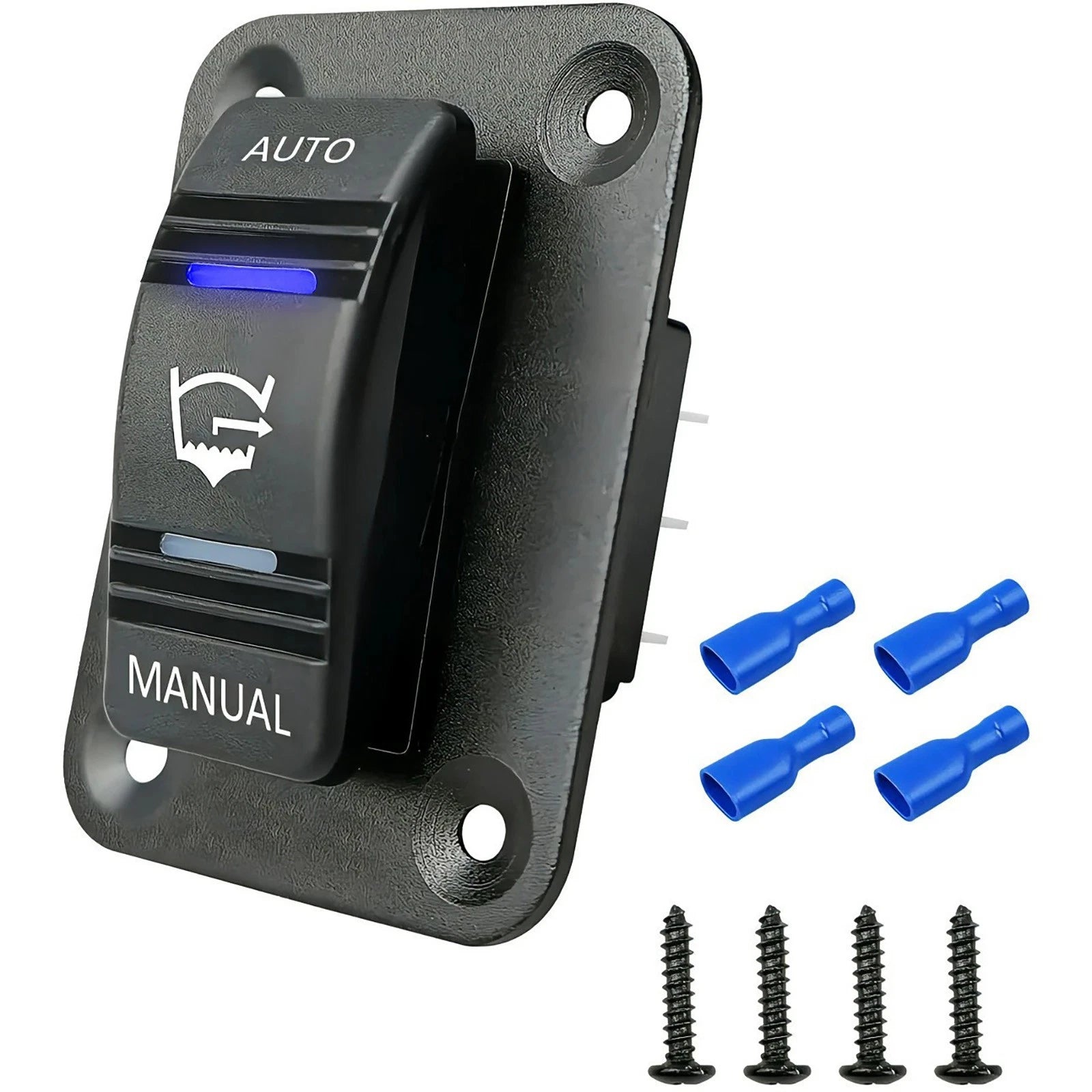 Waterproof 4-pin 12V/24V Spdt 3-way Bilge Pump Rocker Switch