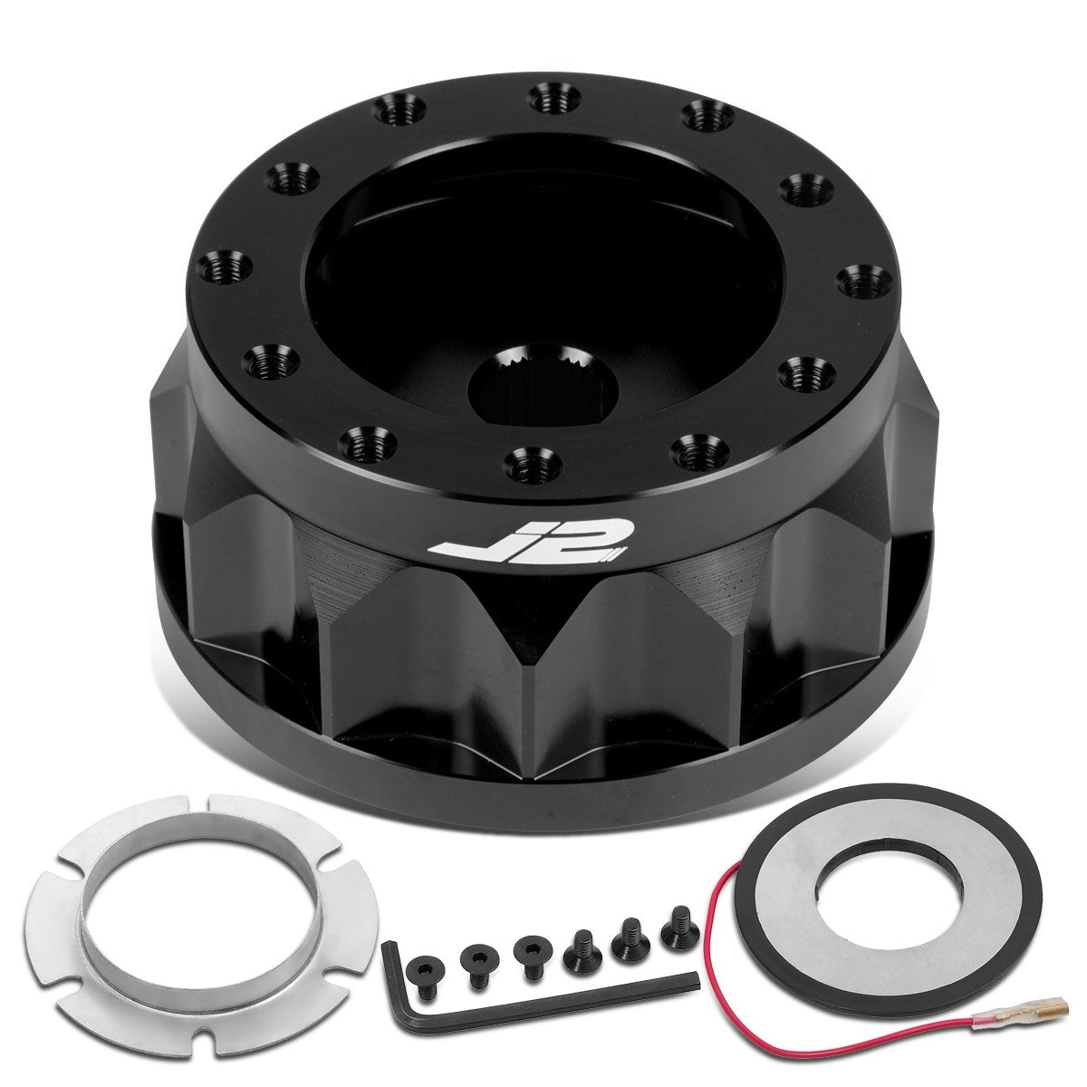 J2 for 1983-2007 Mitsubishi 2" 6-Bolt Aluminum Steering Wheel Hub