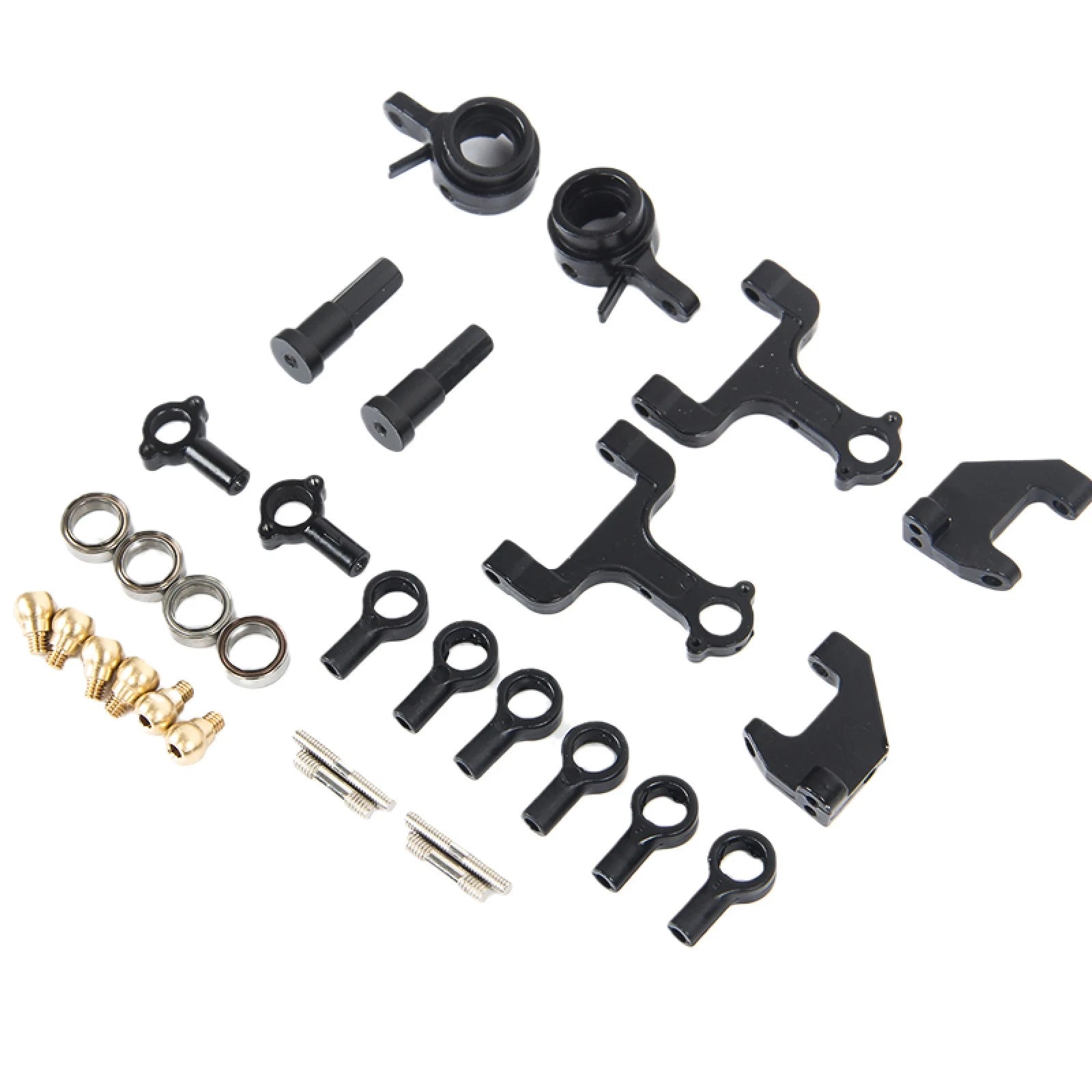 D12 D42 Metal Upper Lower Swing Arm Steering Cup Set For 1/10 Wpl Rc