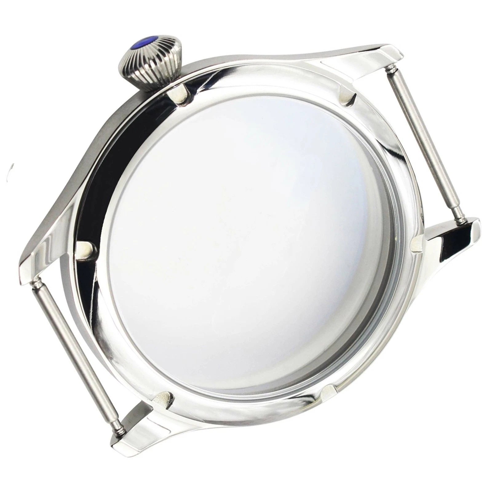 Corgeut 44mm Stainless Steel Case For Seagull St36 6497/6498