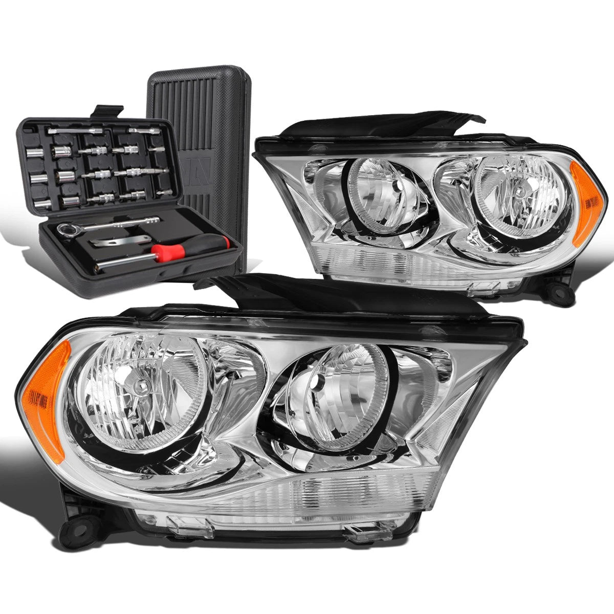 For 2011-2013 Dodge Durango Chrome/amber Signal | Built Supply Co