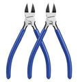 Workpro 2 Pack Wire Cutters 6 Inch Precision Spring Loaded Side