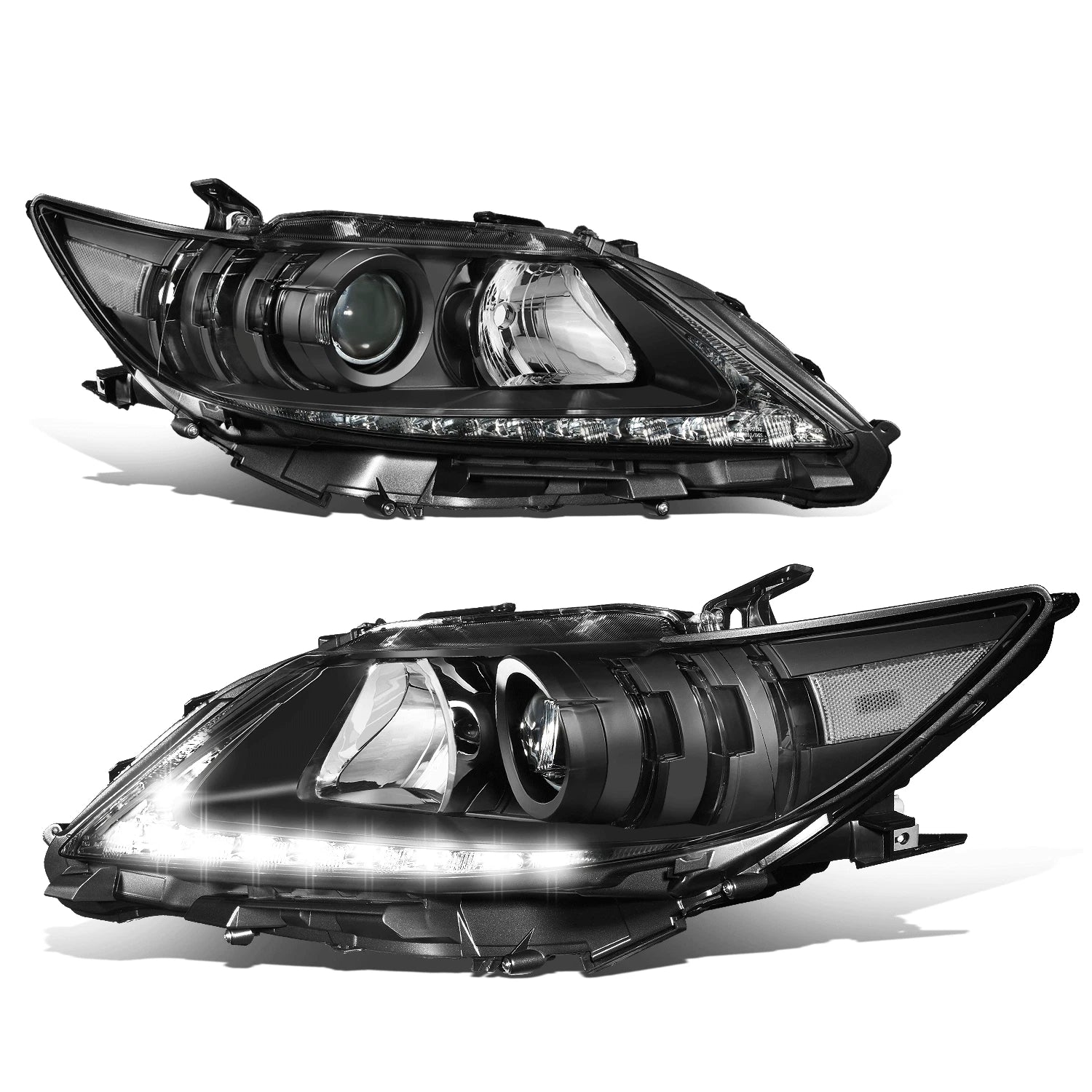 Fit 13-15 Lexus Es300h/ Es350 Black Housing | Built Supply Co