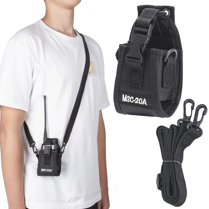 Msc-20a Nylon Storage Pouch Carry Bag For Baofeng Uv-5r Uv-82 Bf888s
