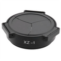 Black Auto Retractable Lens Cap Lens Cover Protector For Olympus Xz-1