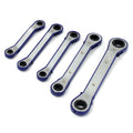 5pc SAE Offset Ratchet Wrench Set SAE 5 DIFF SIZE TIGHTEN LOOSENING NUTS BOLTS