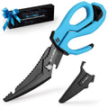 FLISSA 10" Fishing Scissor Stainless Steel Detachable Kitchen Scissor