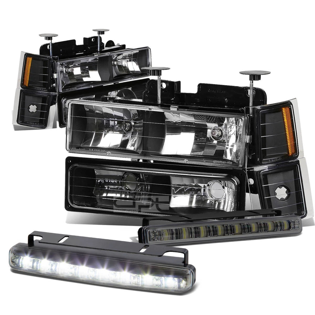 Black Headlight+ambe<wbr/>r Corner+bumper+<wbr/>LED | Built Supply Co