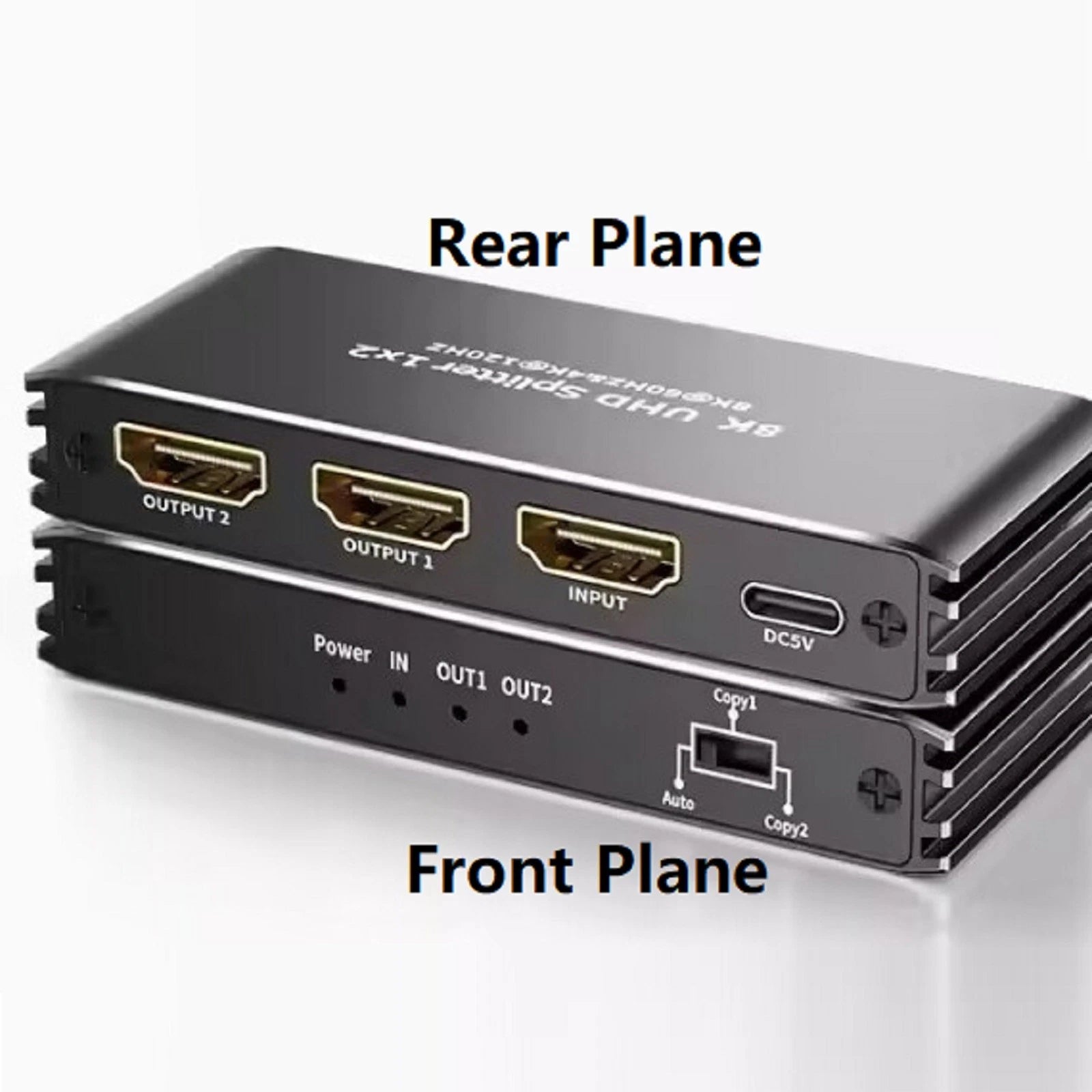 8k 60hz 1 In 2 Out Hdmi Splitter Hdmi Selector Accessories For Ps5