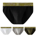 Mens Mid Rise Modal Briefs Elastic U Convex Pouch Close Fitting