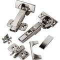 Blum 71B3550 Soft-Close Hinge & 173H7100 Plate & Covers x 2 110 Degree Overlay