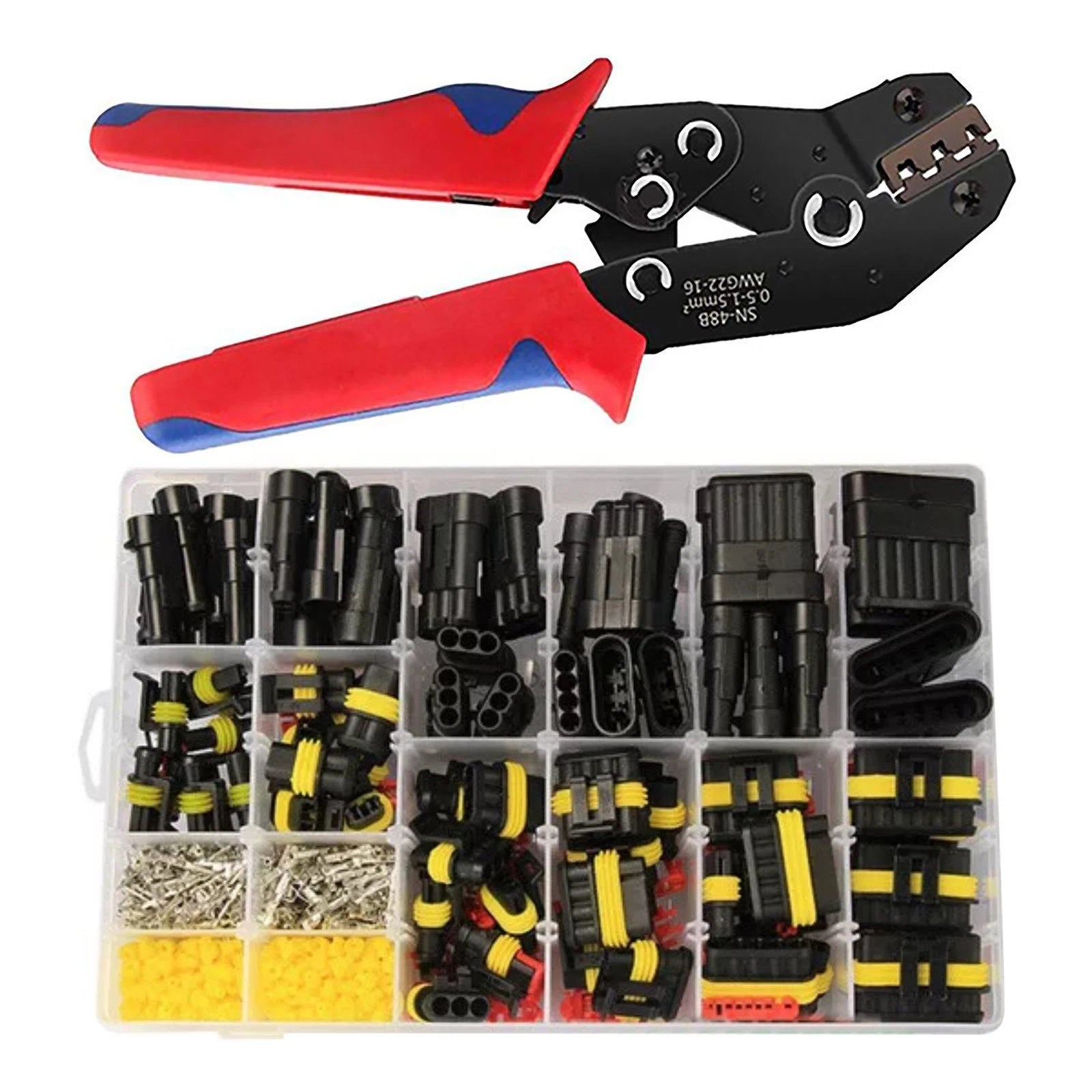 1-6 Pin Car Automotive Ip68 Waterproof Electrical Wire Connectors