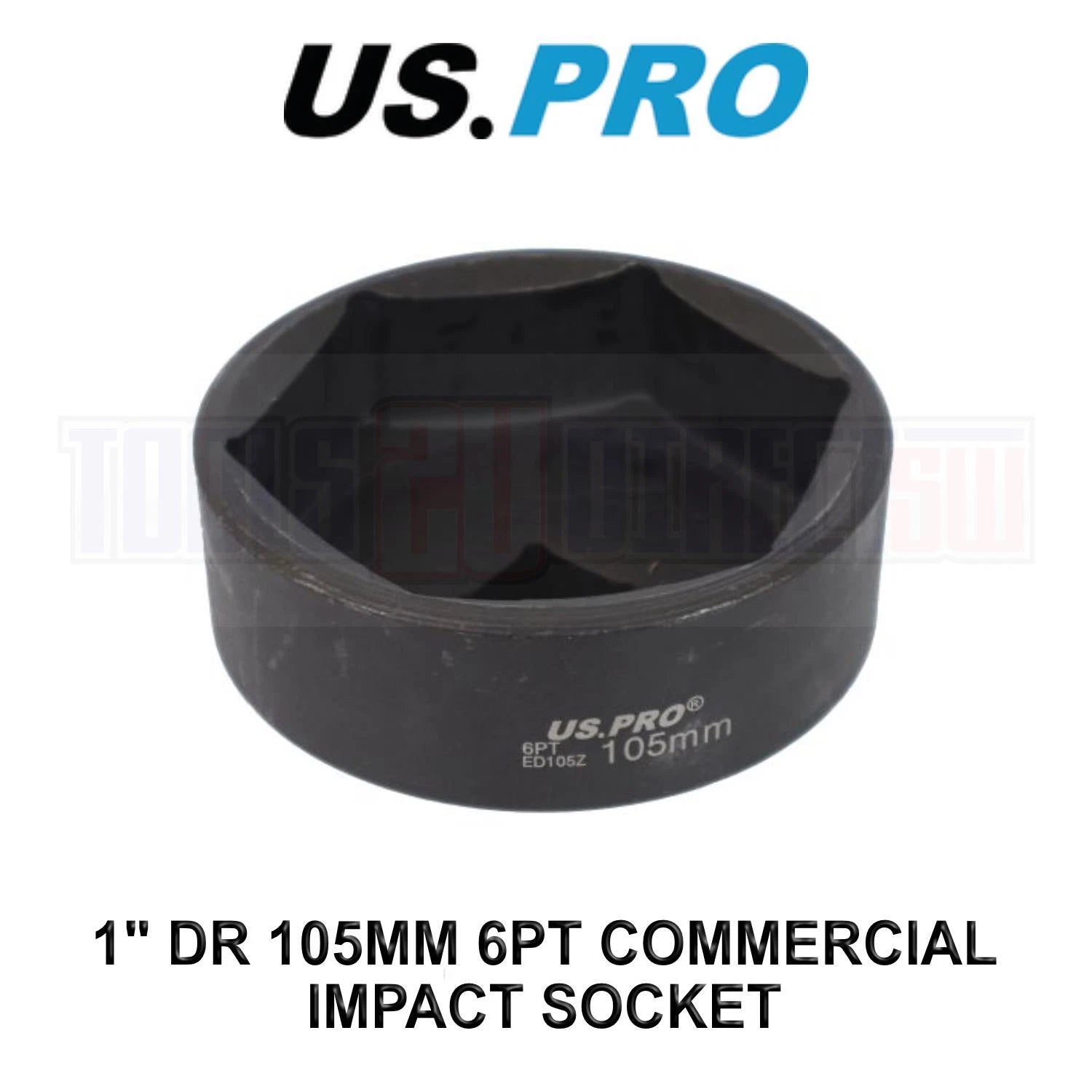 Us Pro Tools 1" Dr 105mm 6pt Commercial Impact Socket 3961