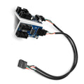 Usb 9-pin Extension Cable 1 To 4 Desktop Motherboard Splitter Adapter