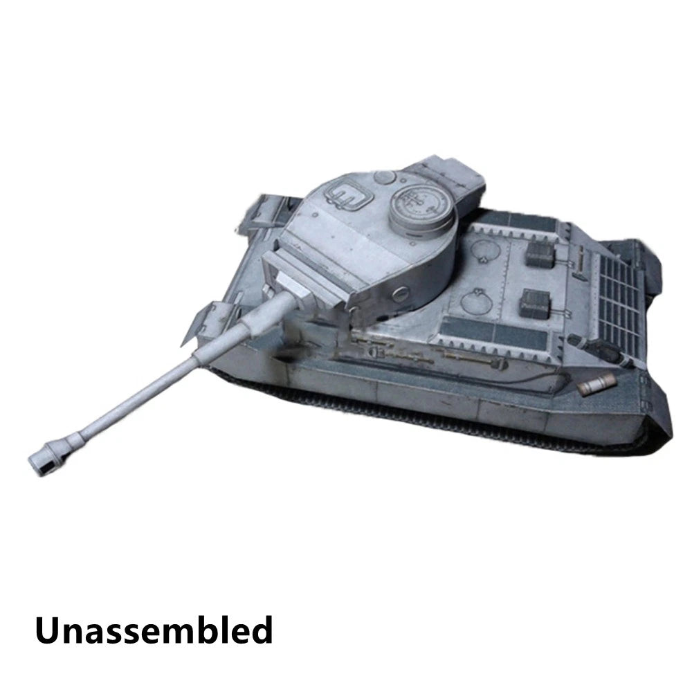 Diy 1:35 Ww2 German Armoured Fighting Vehicle Vi Tiger Heavy Tank