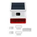 Solar Wireless Home Security Diy Burglar Alarm System 100db Alarm