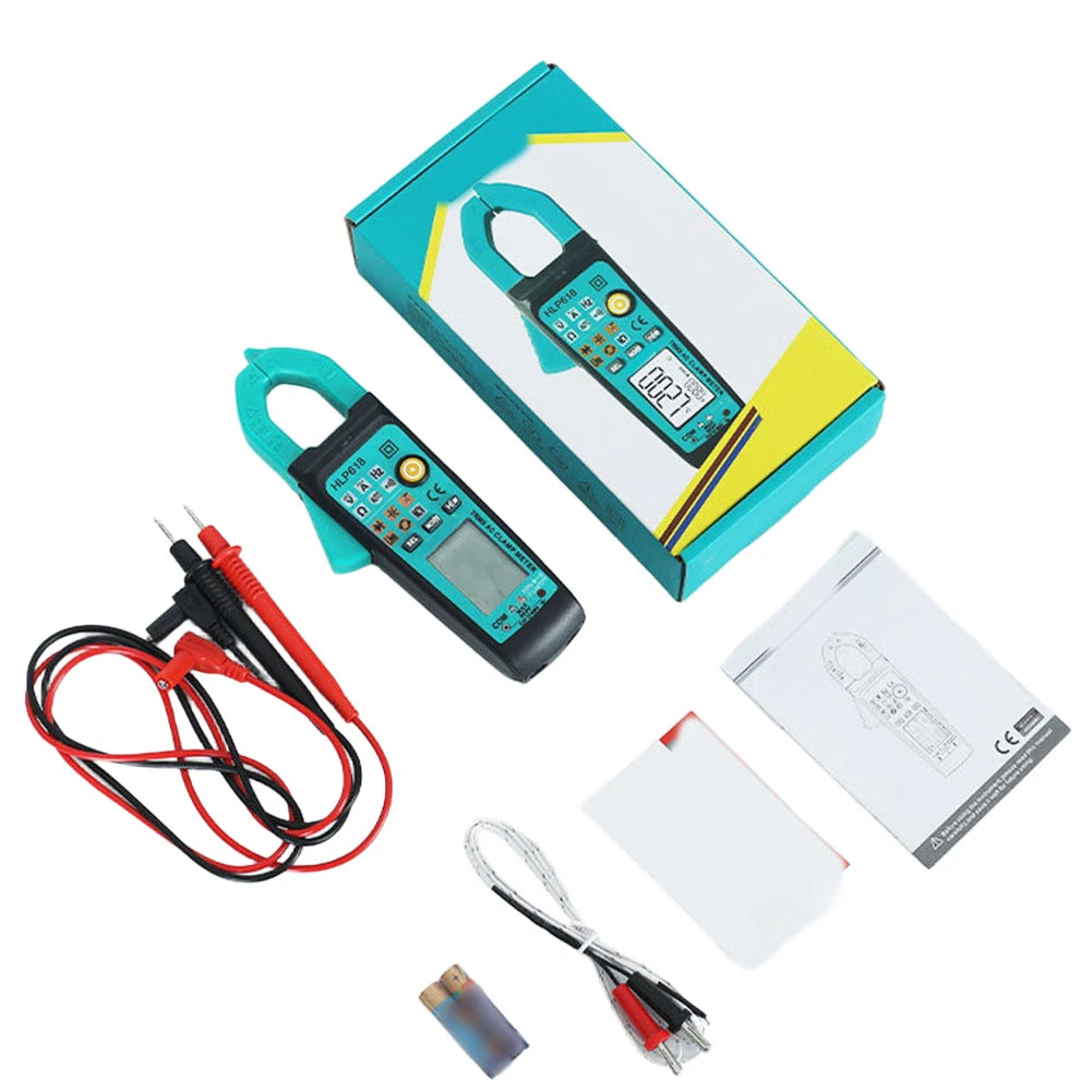 Hlp618 Digital Multifunction Clamp Meter Ac 200a Ncv Voltage Current