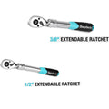 Duratech Reversible Extendable Ratchet 90-tooth Quick-release Ratchet