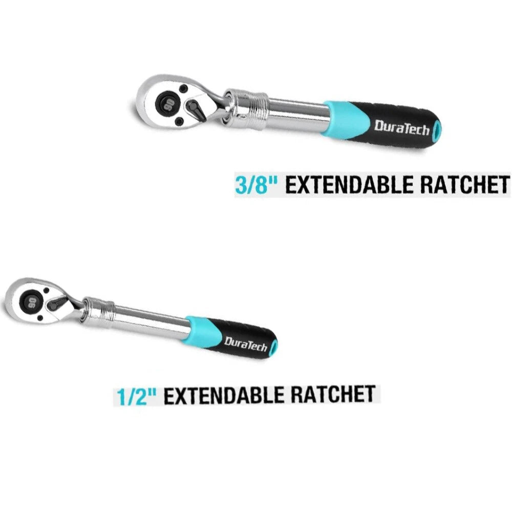 Duratech Reversible Extendable Ratchet 90-tooth Quick-release Ratchet