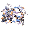 Ho Scale Model Train Scenery Set 50 Workers Figures | Built Supply Co