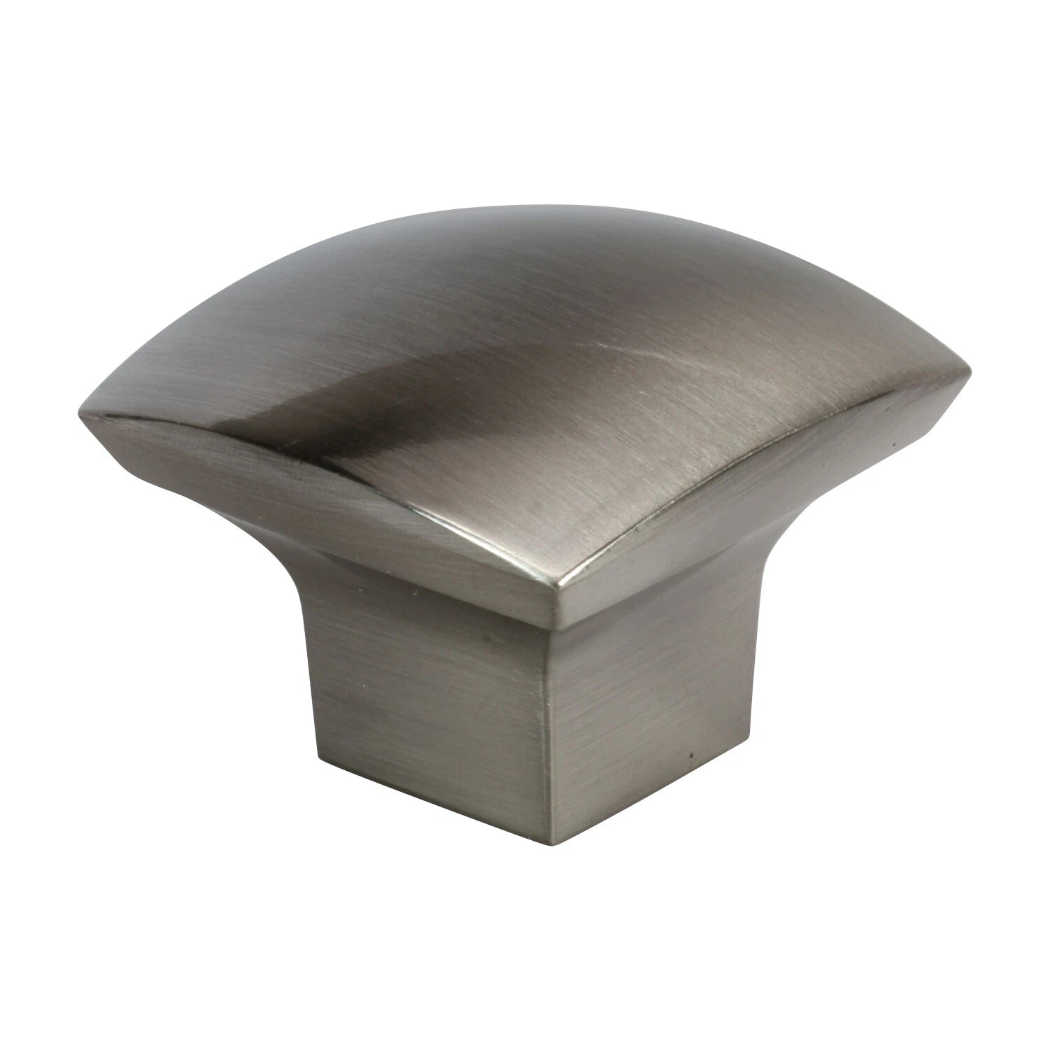 25 Zen Dynasty Square Style Brushed Nickel Cabinet Drawer Knob,