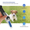 4 In 1 Refractometer Cat Pet Urine Specific Gravity Serum Protein