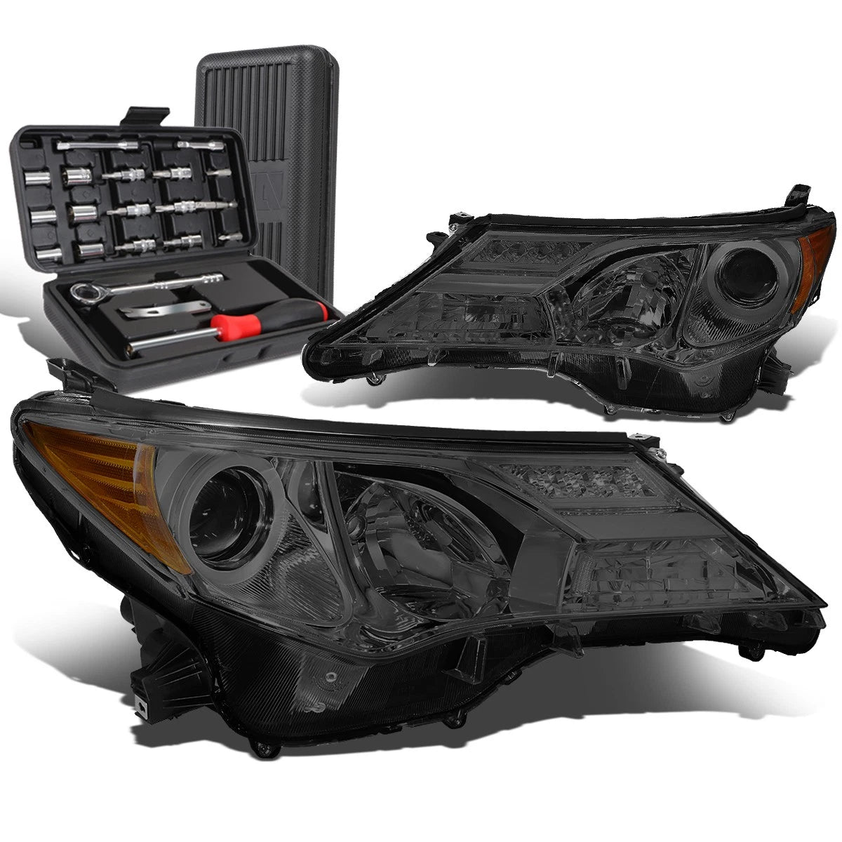 For 2013-2015 Toyota Rav4 Smoked Amber Corner | Built Supply Co