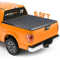 6.5ft Soft Quad-Fold Truck Bed Tonneau Cover for Ford F-150 6.5FT 2015-2026