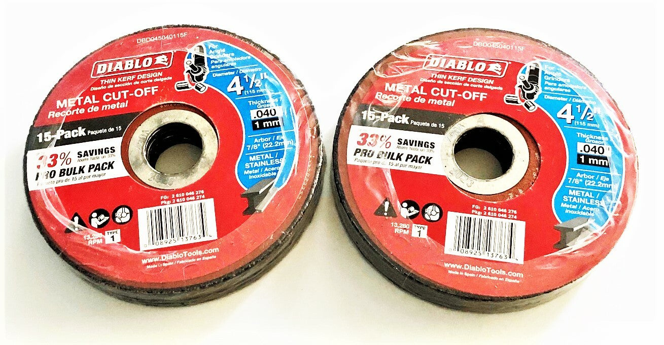 Diablo Thin Kerf Cut-Off Wheels