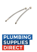 Monobloc Flexi Tap Tails 1/2" x 10mm & 1/2" x 12mm