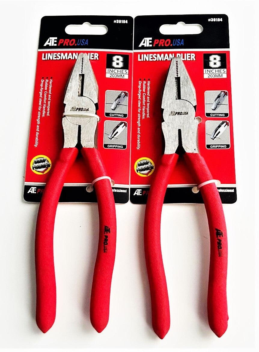 ATE Pro 8" Electrician's Pliers