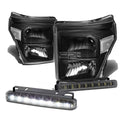 Black Housing Head+bumper+si<wbr/>gnal+smoked Led | Built Supply Co